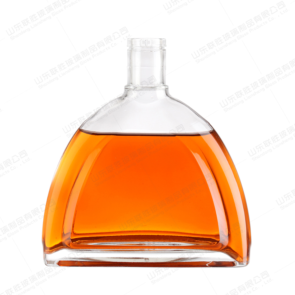 OEM/ODM Acceptable High Borosilicate Glass Bottle For 800ml 1000ml Gin Vodka Rum Tequila