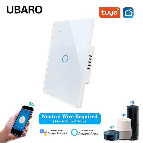 1Gang Smart WIFI Wall Light Switch Work With Alexa Google Home APP Control 5 -