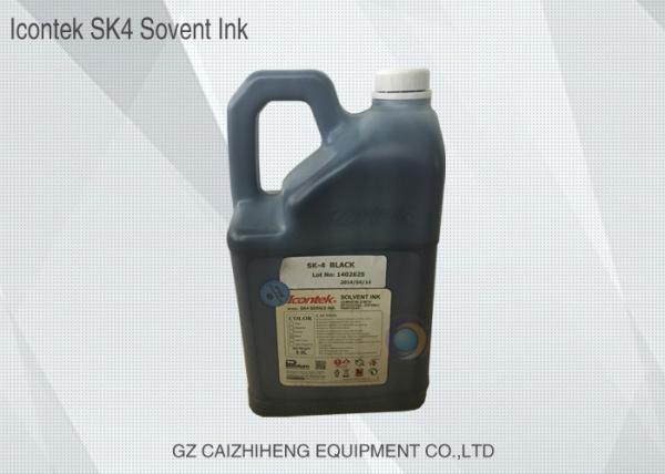 Water Resist Odorless Solvent Printing Ink , Icontek SK4 High Fluidity Color