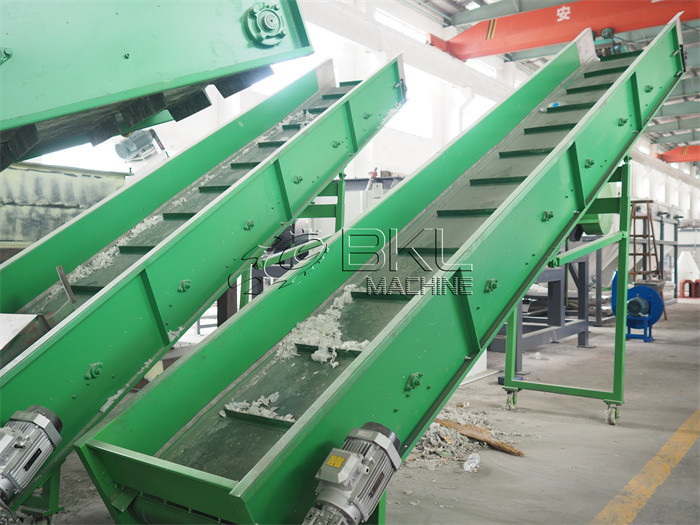 Agricultural PP PE Film Washing Line Crushing 1000kg/H