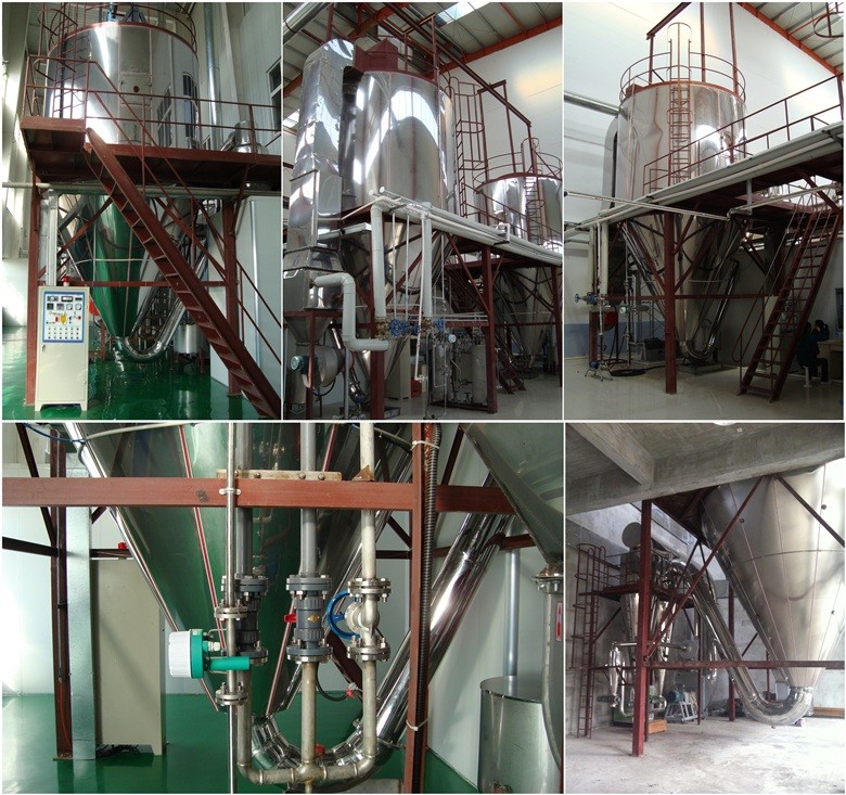 Small Milk Spray Dryer Machine Diy Medical Extract Detergent Powder 500kg/H