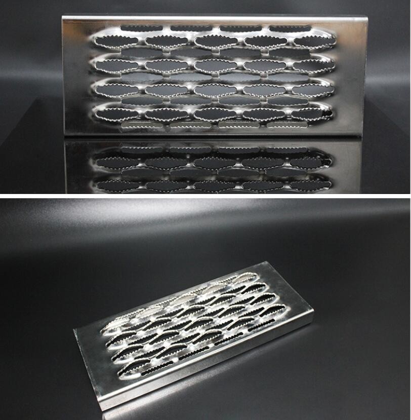 Anti Skid Grip Strut Safety Perforated Grating Metal Walkway Panels