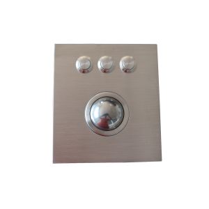  Ruggedized 38mm Optical Trackball Pointing Device Panel Mount OTB Manufactures