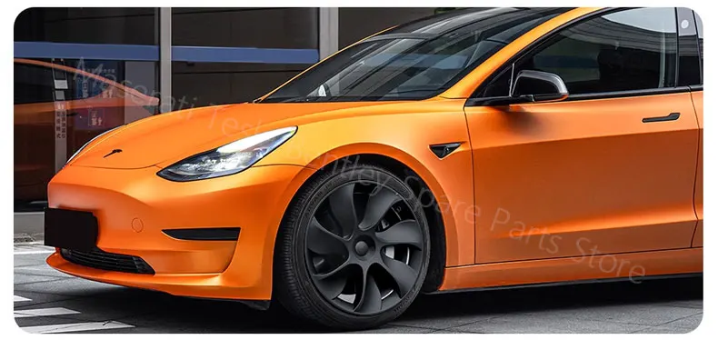 Wheel Hub Cover Cap for Tesla Model 3 Y Modified Protective Cover Decorative Accessories Non-Destructive Installation