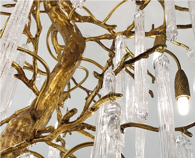 Stairwell Long Drop Custom Pendant Lights H65 Copper