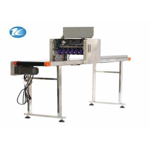 Touch Screen Egg Code Printing Machine / Ink Jet Printer u Disk Loading