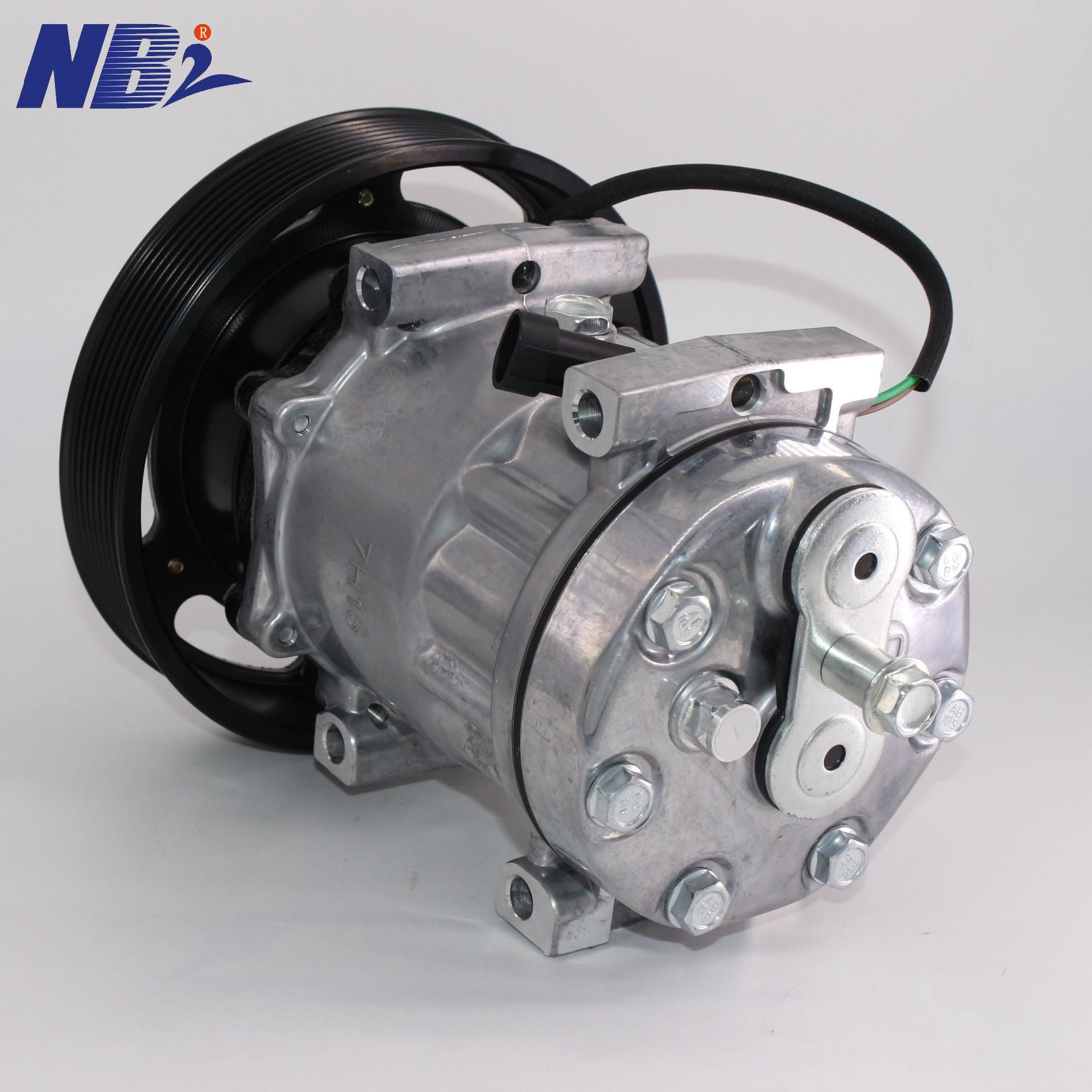 7H15 8PK 24V Auto AC Compressor 351010151 2046604 Car Air Conditioner Compressor For DAF CF XF 2012-2021