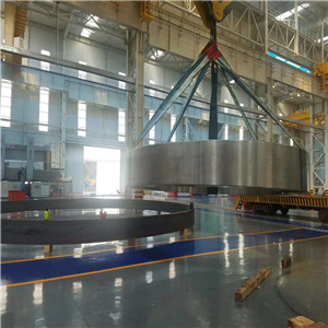 35CrMo OD 10000mm Rotary Kiln Tyre Castings And Forgings and rotary kiln riding ring