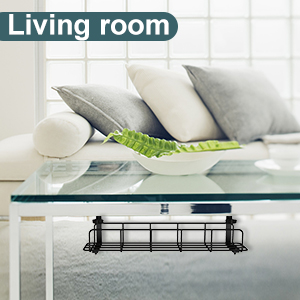 Home Office Desk Mount Cable Management Tray Non-folding Rack Storage Holders Racks