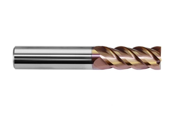  Smooth Shank High Performance Solid HRC 58 Carbide End Mill Metal Milling Bit Manufactures