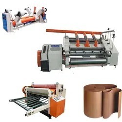 1-4t/d Single Face E Flute Corrugation Machine Corrugated Box Production Line