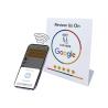 Buy cheap Custom NFC Stand Social Media Review NFC PVC Google Review Card Menu Display from wholesalers