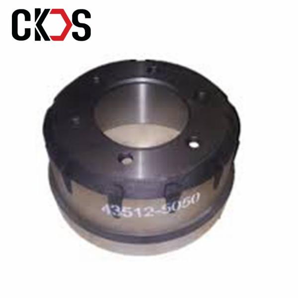 Chinese Factory Diesel Hino Truck Spare Parts Brake Drum 43512-5050 Japanese