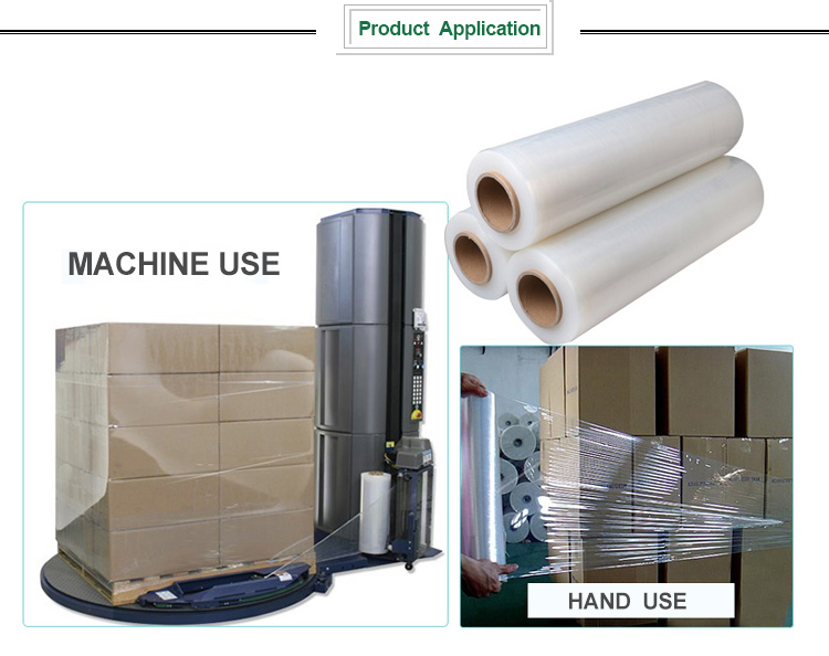 Wholesale 20mic high quality stretch film 350% Pre stretching