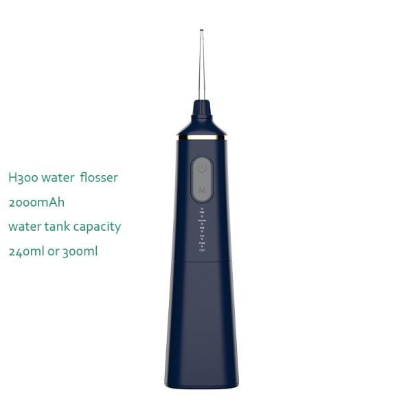 Hanasco Portable Oral Water Flosser Suitable For Travel 240 / 300ML BLACK /