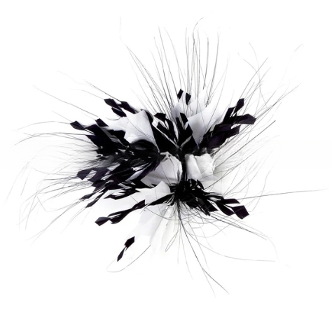 Event Party Supplies Goose Feather Flower Mount with Wire Accessory Fast and Shipping