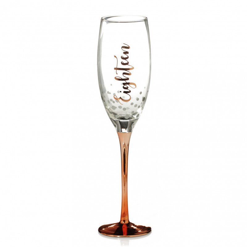 Professional custom personalized lead-free crystal champagne flute glass cup