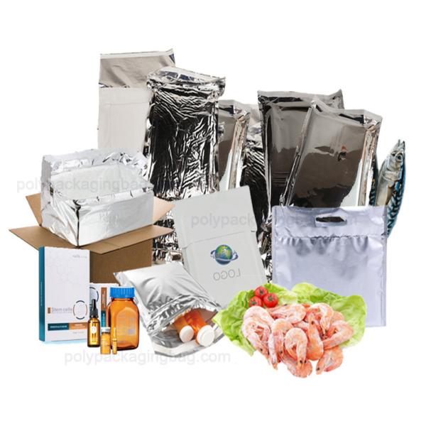 Thick Foam Insulation Pouches Thermal Mailer Extreme Insulated Metalized