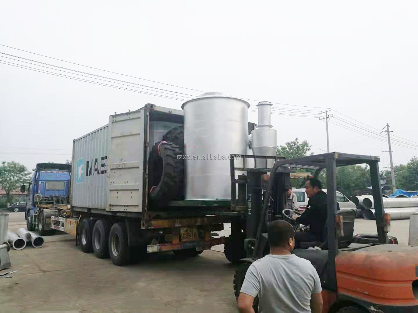 5HG-0.75A 2 Ton Mini Rice Hull Steam Boiler for Corn Paddy Grain Dryer in Philippines