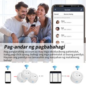 Tuya WIFI Plug Socket Smart Home US Wifi Smart Plug Socket