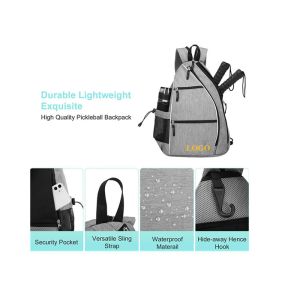 Sling Pickleball Racket Bag Lightweight With Drawstring Hence Hook