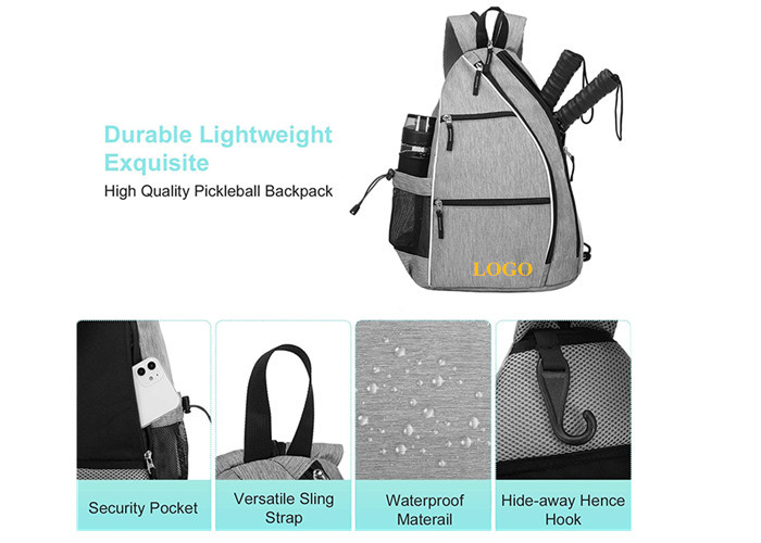 Sling Pickleball Racket Bag Lightweight With Drawstring Hence Hook