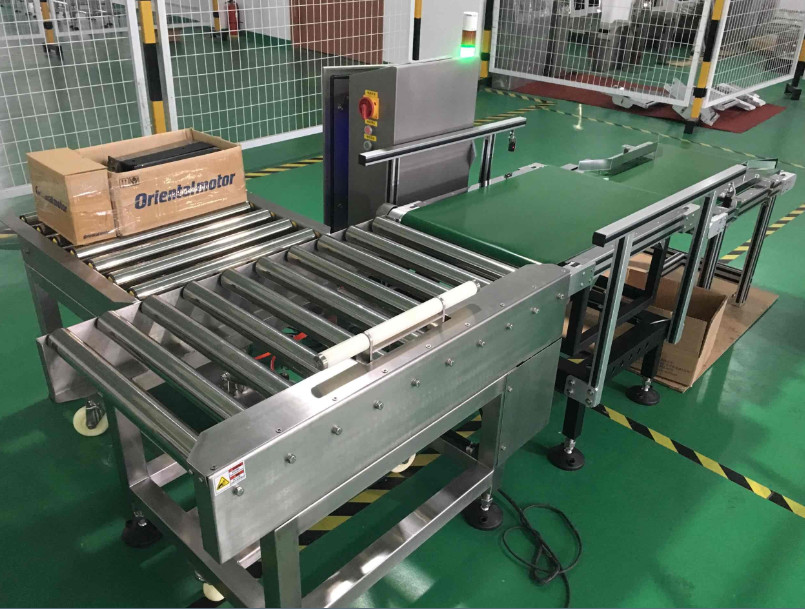 CheckWeigher for Heavy Weight 10- 20kgs products weight and reject process