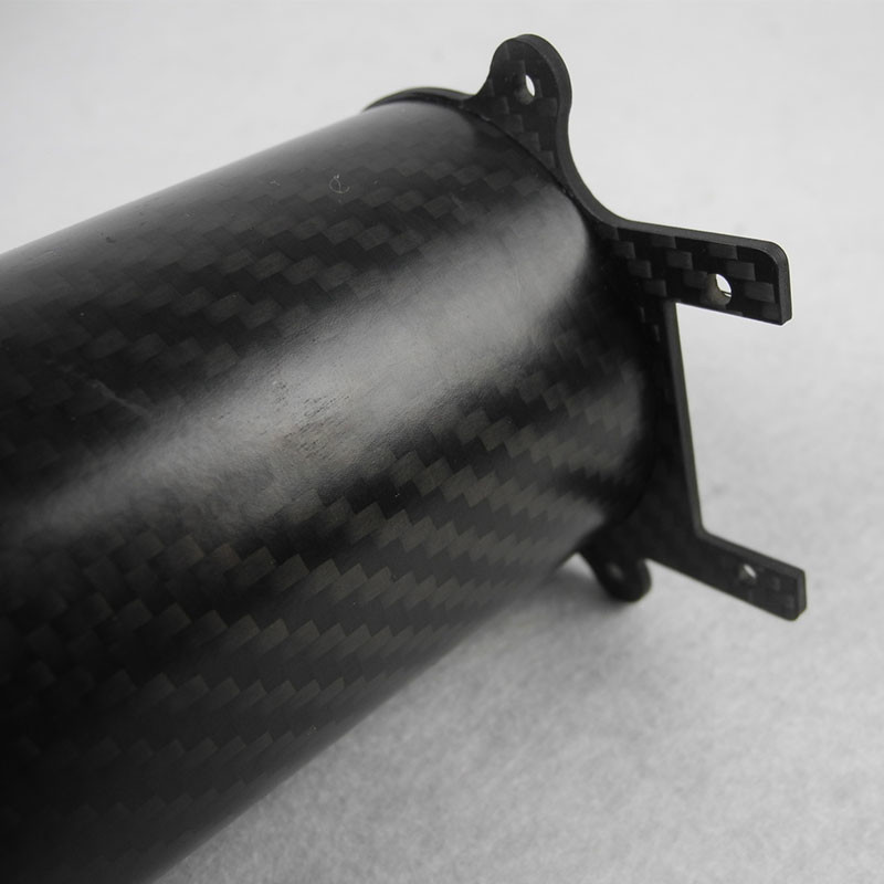 3k Large Diameter Carbon Fiber Tube High Pressure Resistance