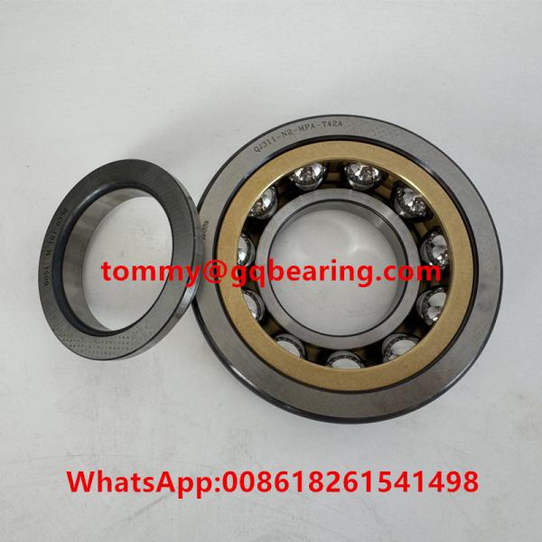 FAG QJ311 QJ311-N2-MPA-T42A Four point Contact Ball Bearing Brass Cage