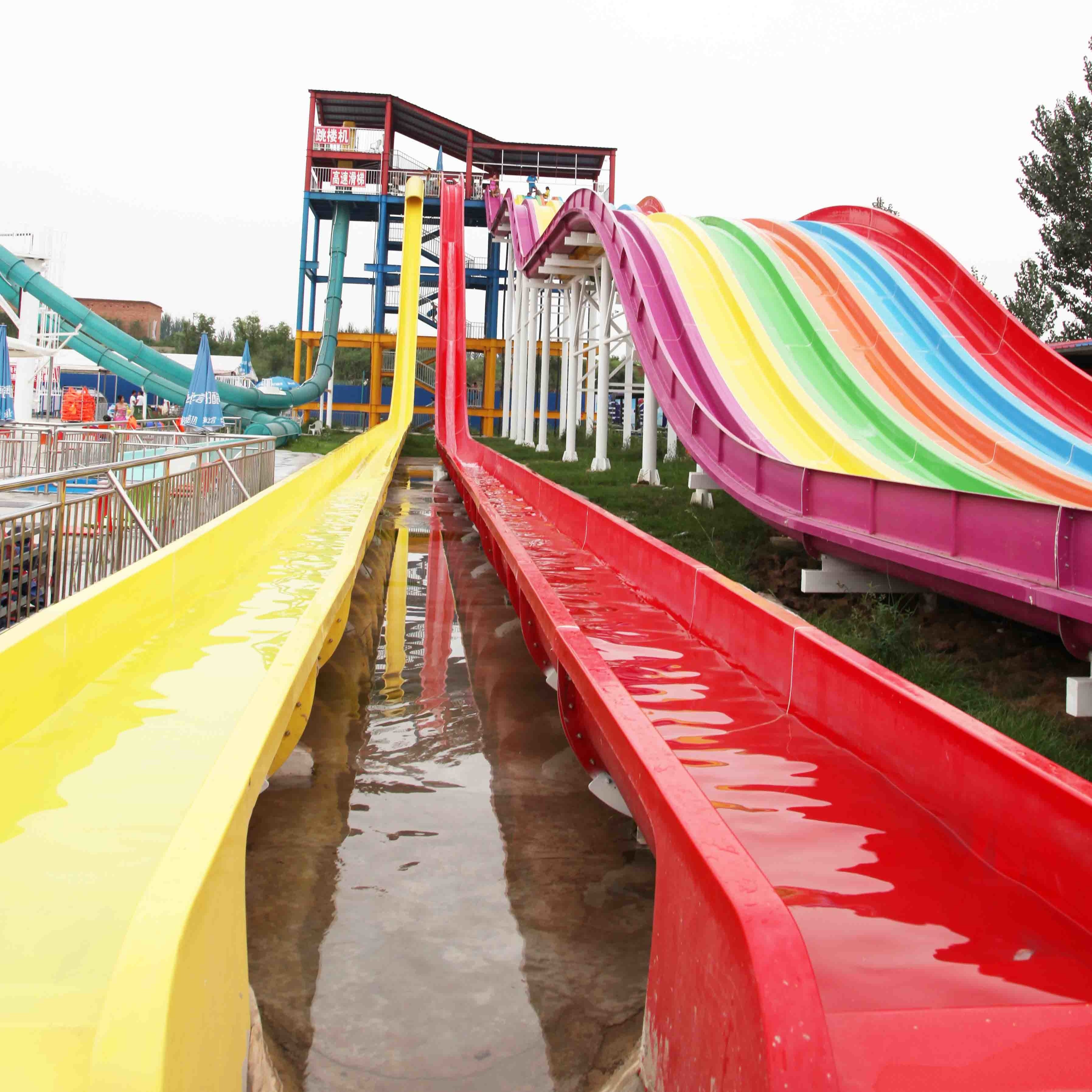 Outdoor Amusement Park Fiber Glass Free Fall Water Slide Equipment for Outdor Water Park