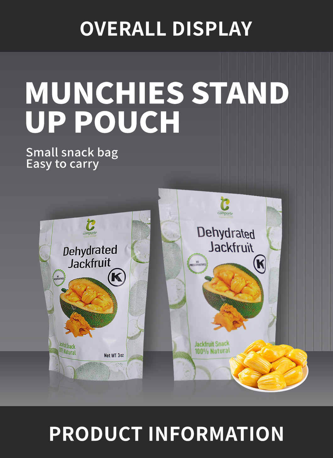 Custom Food Packaging Bags Aluminum Foil Plastic For Dried Mango Packing Bag Dried Mango Roll Film