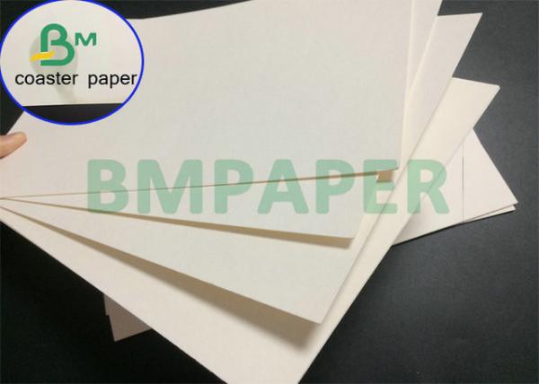 0.6mm 0.7mm 0.8mm 23 x35" White Absorbent Beer Coaster Board Sheet For Cup