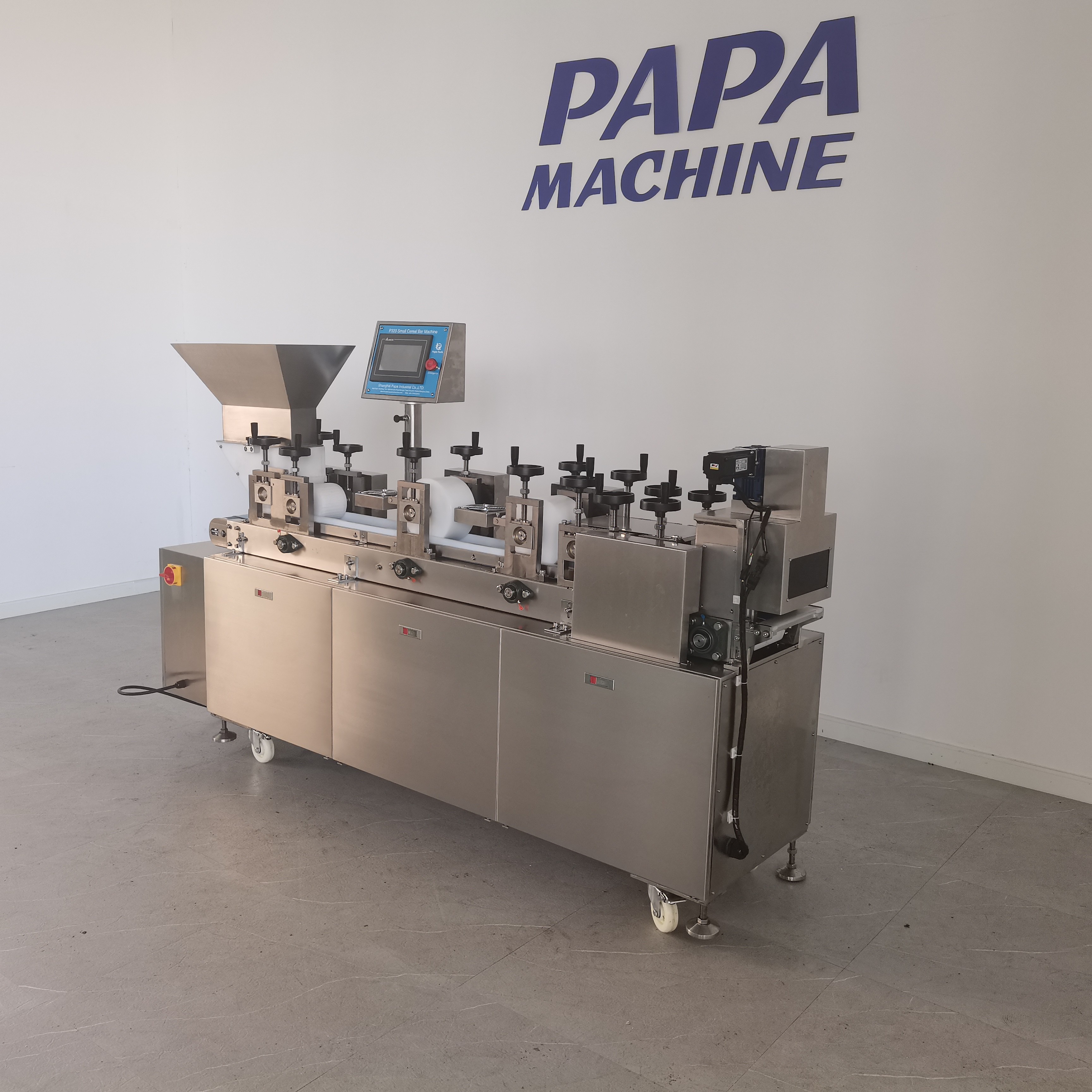Papa small peanut brittle snack sesame protein bar production line