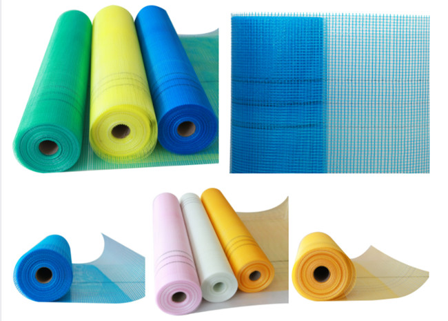 5*5mm C Glass Fiberglass Wire Mesh Screen Colors Alkai Resistant
