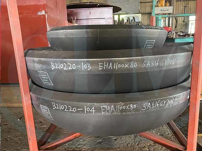 SA516 GR70 Welded Hydraulic Cylinder Weld On Ends For Pressure Vessel