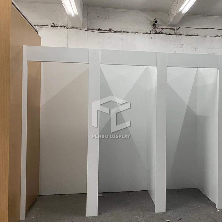 Gold Metal Retail Clothing Shop Display Furniture Shop Fitting Racking