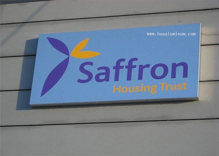 Exterior FEVE Coated Signage Aluminum Composite Panel Acid Resistant