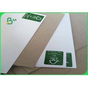 High Printing Gloss 200gsm Solid White Coated Board Recyclable Custom Size