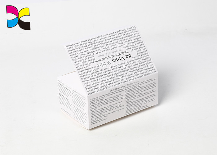 Skin Care Printed Cardboard Boxes Coated Glossy Art Paper Full Color Printing