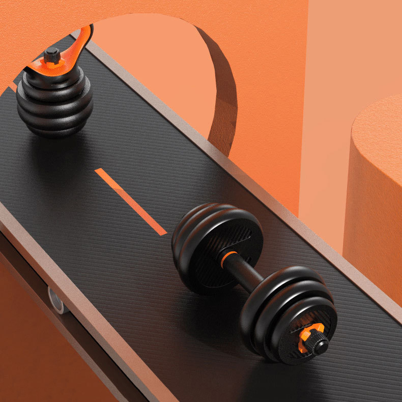 59CM Dumbbell Barbell Kettlebell Set 6 Adjustable 20 Kg Dumbbell Pair Cement