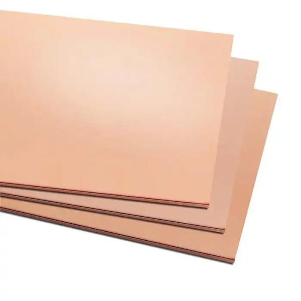 High Purity 99.99% Pure Copper Sheet Plate Mill Finish C10100 C11000 C12200