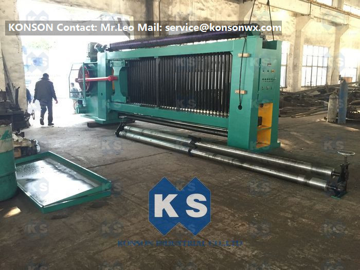  25r / Min Double Twist Hexagonal Wire Netting Machine Wire Diameter 1.6-4.0mm Manufactures