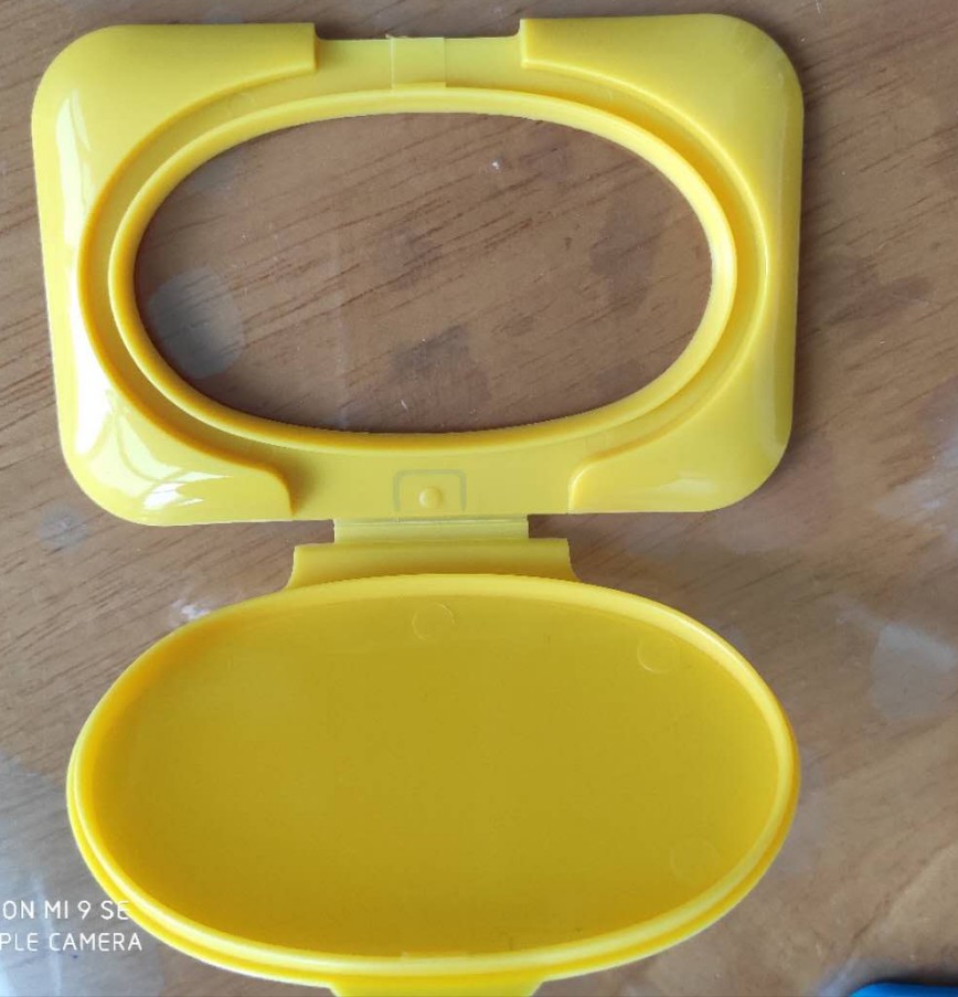 Non Refillable Baby Wipes Plastic Lid 100mm Polypropylene