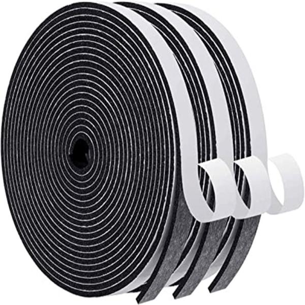 Closed Cell Foam Weather Stripping Door Seal Soundproof Self Adhesive Insulation