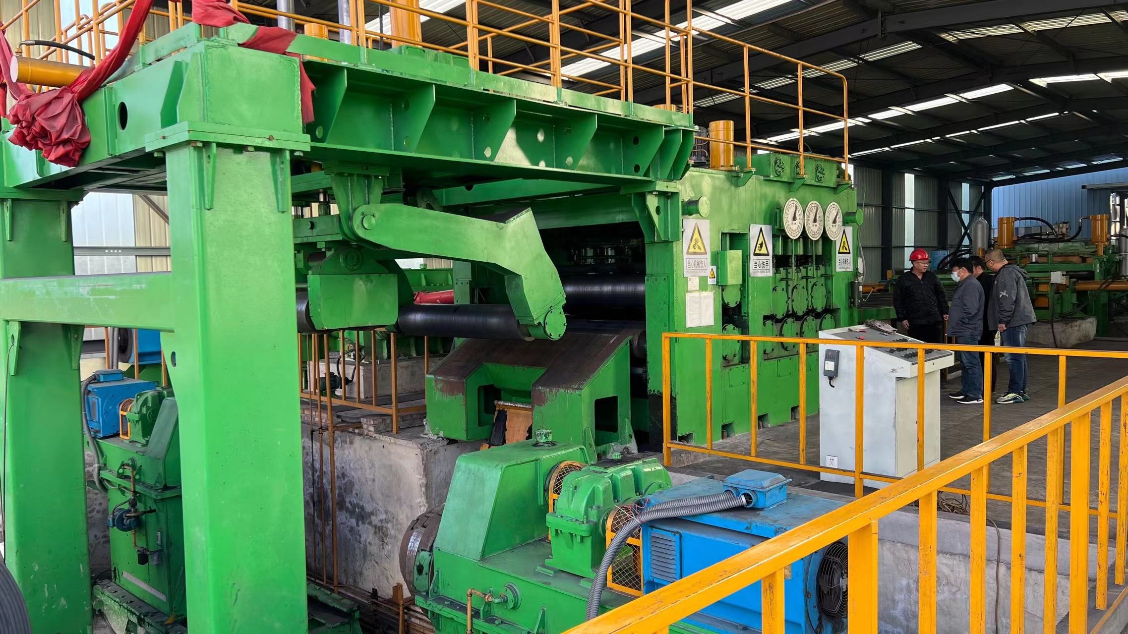 15KG Uncoiler For Steel Coil Work And Cut To Length Line Video Outgoing Inspection