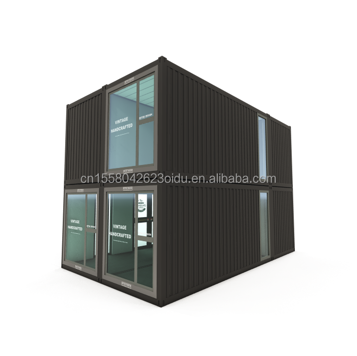 50/75/100mm Wave Sandwich Panel Walls Modular Container Prefab Office for Modern and Flexible Workspaces