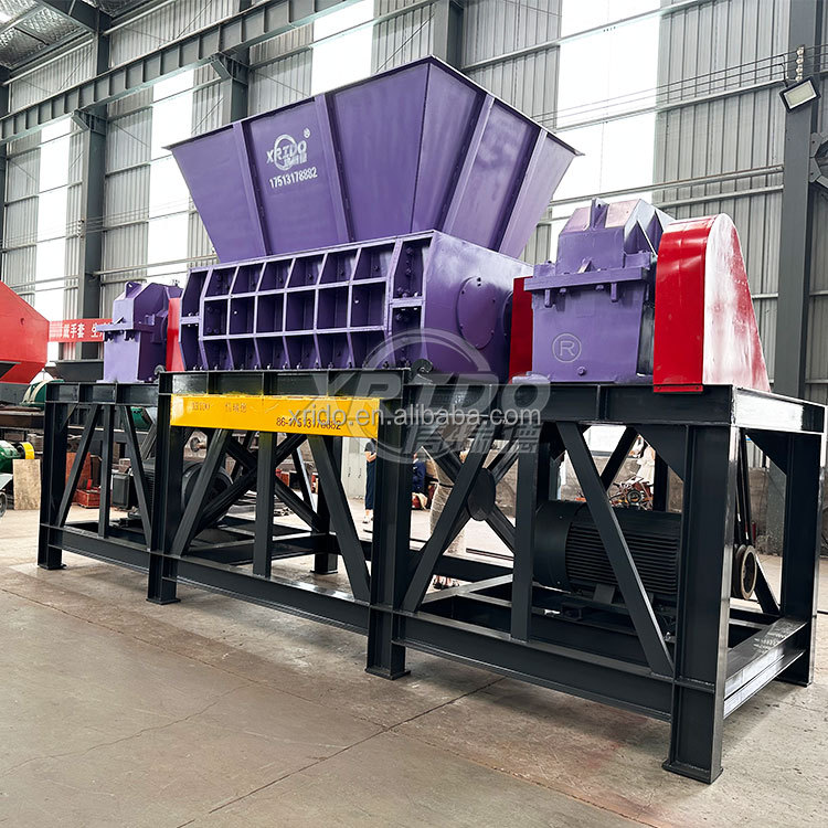 Industrial Metal Shredder Plastic Film Plastic Shredder Machine Waste Plastic pp Pe Baled Film Shredder