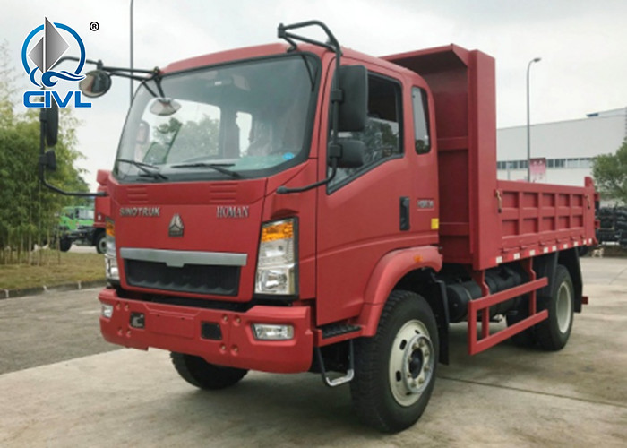 Homan 4x2 Tipper Truck 6-8 tons Light Dump Truck Colour Optional 116hp