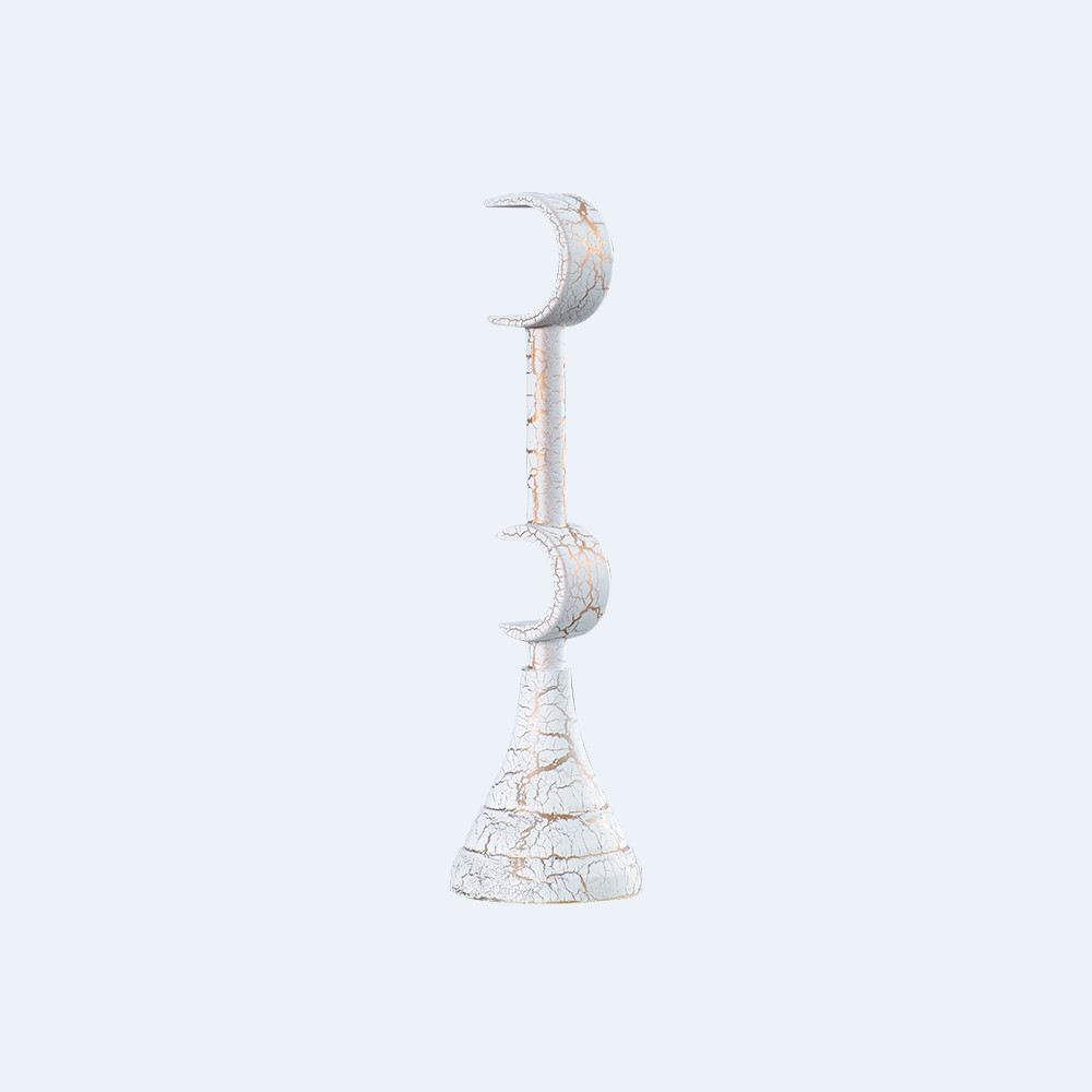 19mm Phoenix Tail Curtain Rod Finials Customized Curtain Pole Set Single Tension Bracket