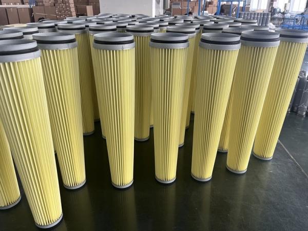 Polyester Pleated Dust Filter Cartridge For Sticky Dust Oil And Water Proof